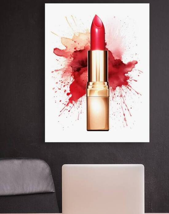 QGF 1035 – Fasion Watercolor Lipstick by Masterwork Reimagined