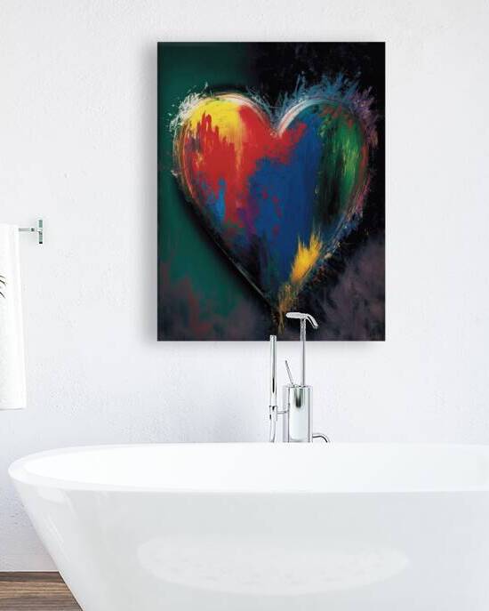 QLR 0029 – Jim Dine Style Heart by Masterwork Reimagined