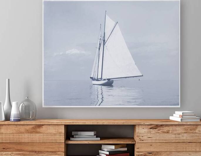 QVT 1025 – Vintage photo sailboat by Masterwork Reimagined