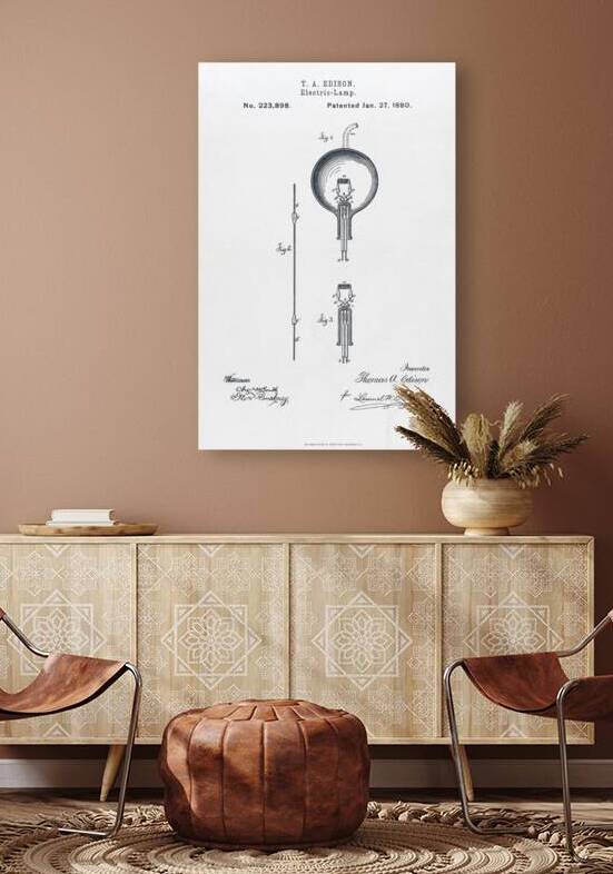 QVT 1056 – Vintage Patent Illustrations Thomas by Masterwork Reimagined