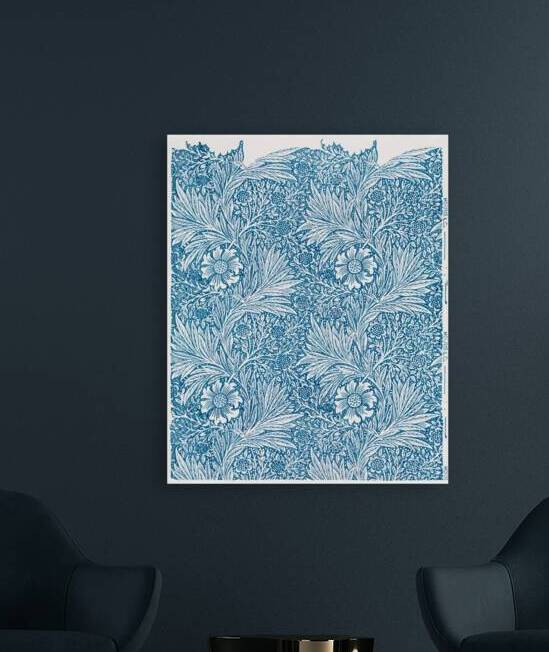 QVT 1024 – Vintage Fabric Design Blue II by Masterwork Reimagined