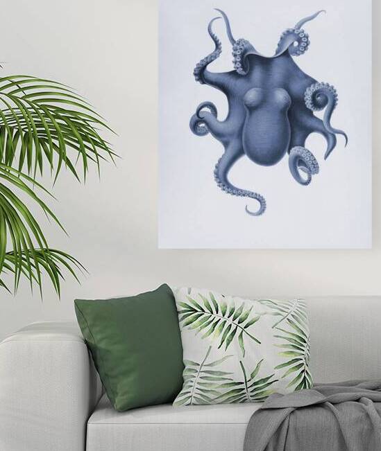 QVT 1030 – Vintage Octopus Illustration by Masterwork Reimagined