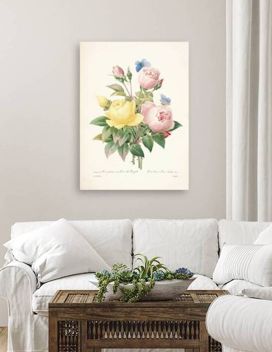 QVT 1090 – Vintage Floral Illustration French.j by Masterwork Reimagined