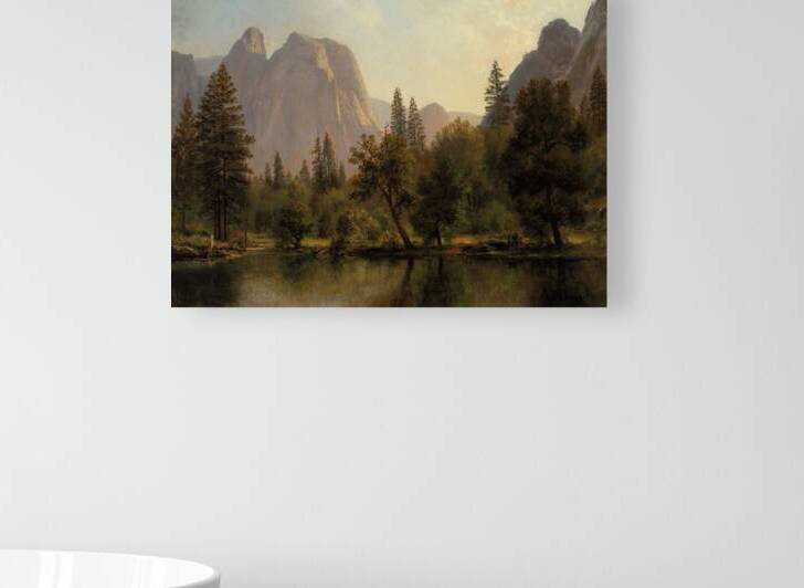 QCL 1082 – Cathedral Rocks Yosemite Valley1872 by Masterwork Reimagined
