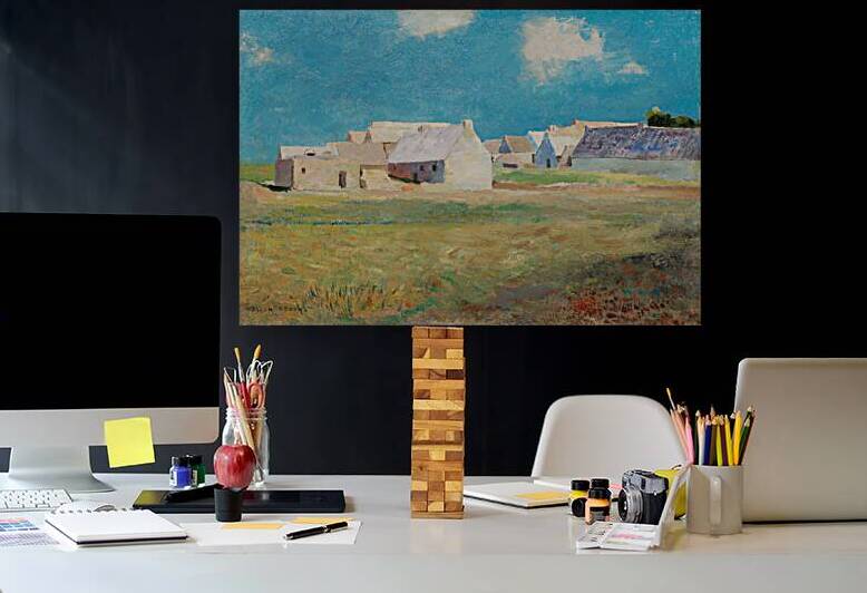 QCL 1087 – Breton Village by Odilon Redon by Masterwork Reimagined