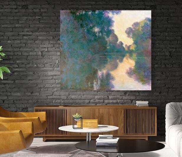 QCL 1144 – Morning On The Seine Near Giverny By by Masterwork Reimagined