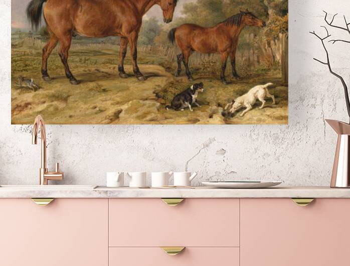 QCL 1105 – Vintage Horse Painting by Masterwork Reimagined
