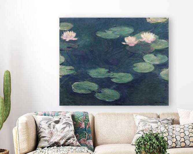 QCL 1165 – Ninfee Rosa by Claude Monet by Masterwork Reimagined