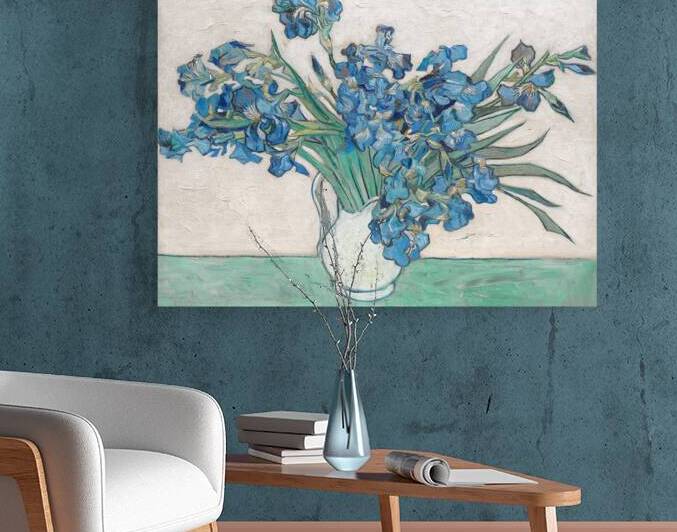 QCL 1202 – Irises 1890 Vincent van Gogh Dutch.j by Masterwork Reimagined