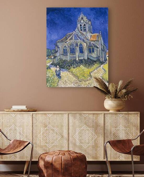 QCL 1191 – Vincent van Gogh The Church in Auver by Masterwork Reimagined