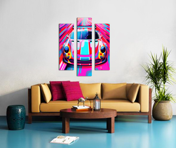 QPOP 008 – Psychedelic Pop Art Porsche by Masterwork Reimagined