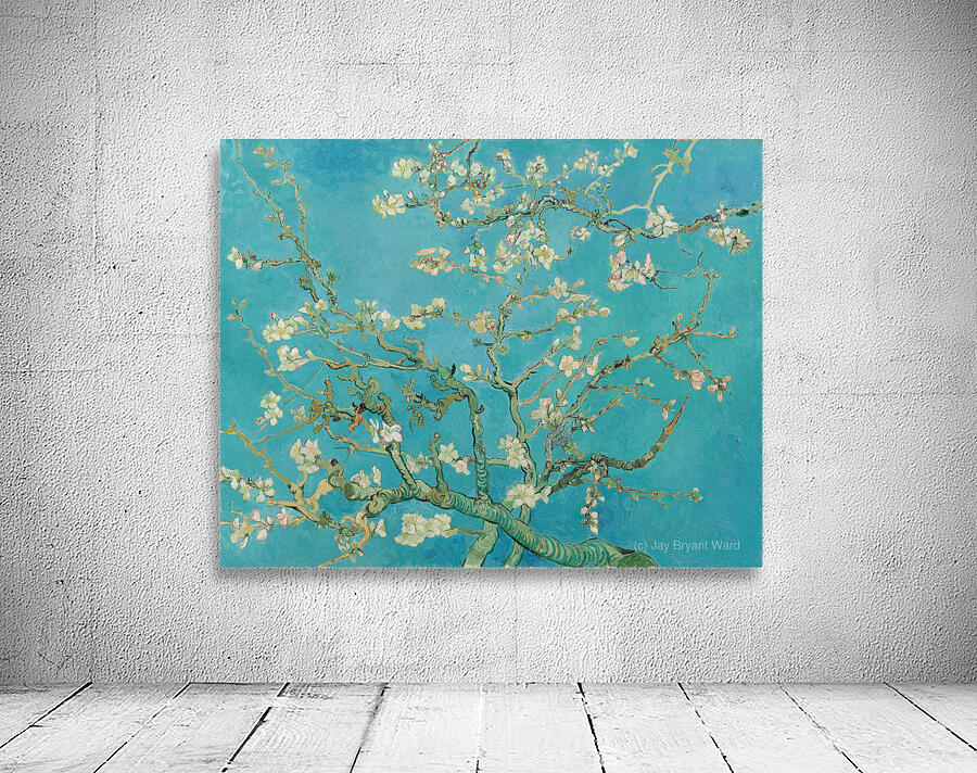 QAC 002 – Cherry Blossoms by Vincent van Gogh . Wall Preview