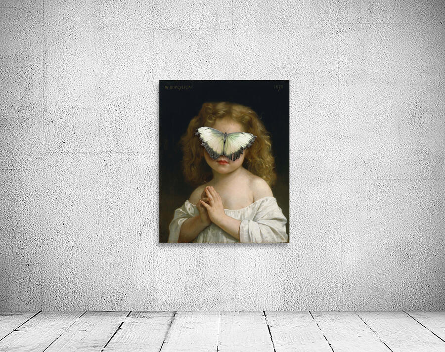 QAC 0062 – Madame Butterfly Bouguereau Girl Wall Preview