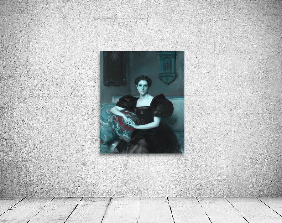 QAC 0016 – Ghostly Blue Red with Vampire teeth. Wall Preview