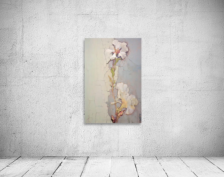 QFB 1064 – Delicate Wallflower Fresco Floral.jp Wall Preview