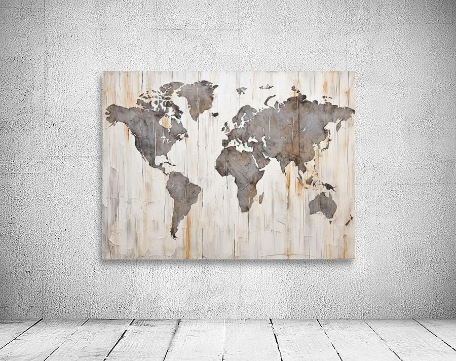 QMP 1007 – World Maps Continents Wall Preview