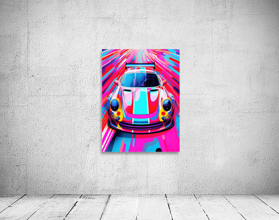QPOP 008 – Psychedelic Pop Art Porsche by Masterwork Reimagined