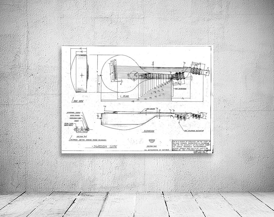 QVT 1053 – Vintage Patent Illustrations Swedish Wall Preview