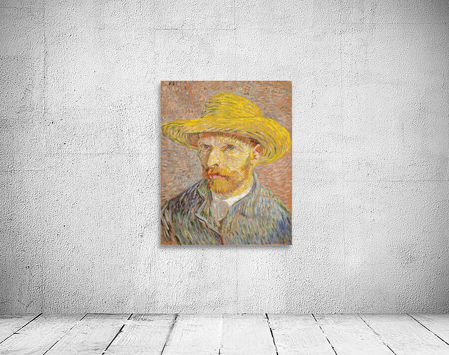 QCL 1187 – Self Portrait with a Straw Hat obver Wall Preview