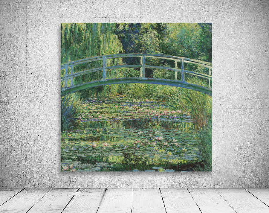 QCL 1171 – The Water Lily Pond by Claude Monet. Wall Preview