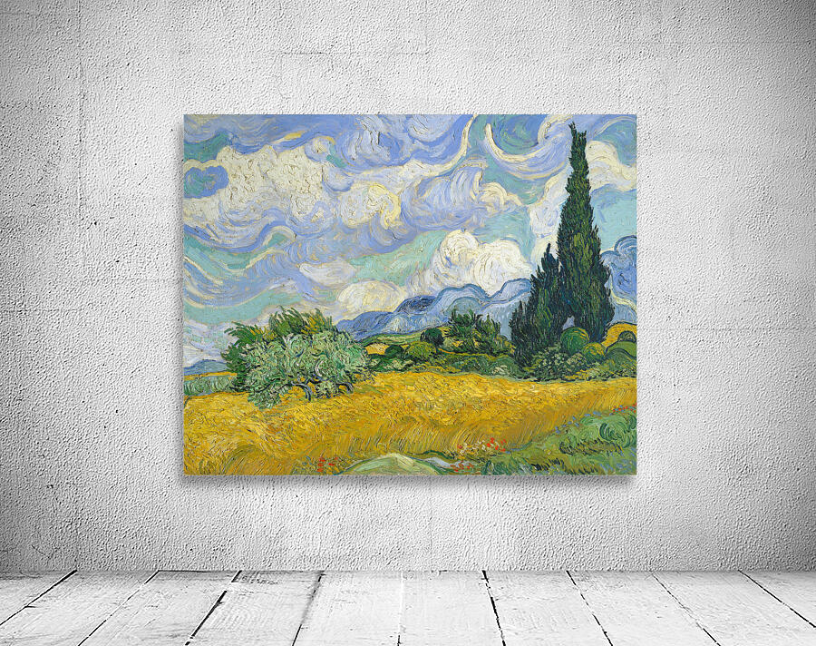 QCL 1200 – Wheat Field with Cypresses 1889 Vinc Wall Preview