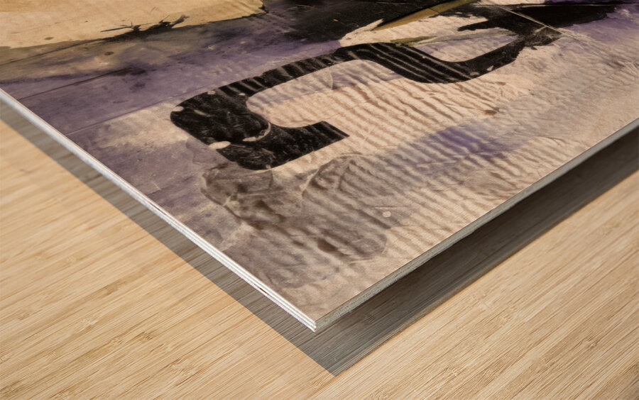 QAB 1120 – Typo Too Two to 2 Wood print