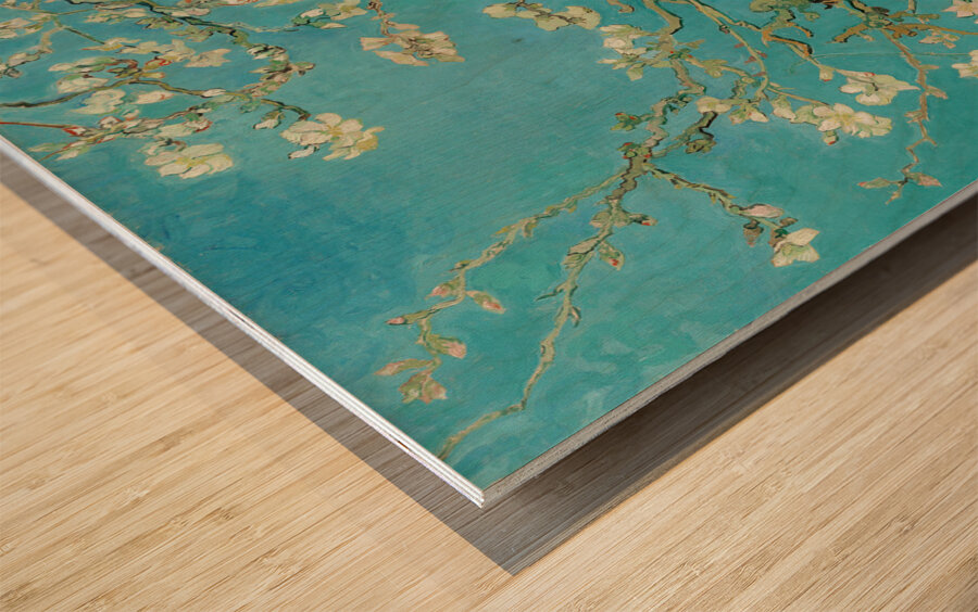 QAC 002 – Cherry Blossoms by Vincent van Gogh . Wood print
