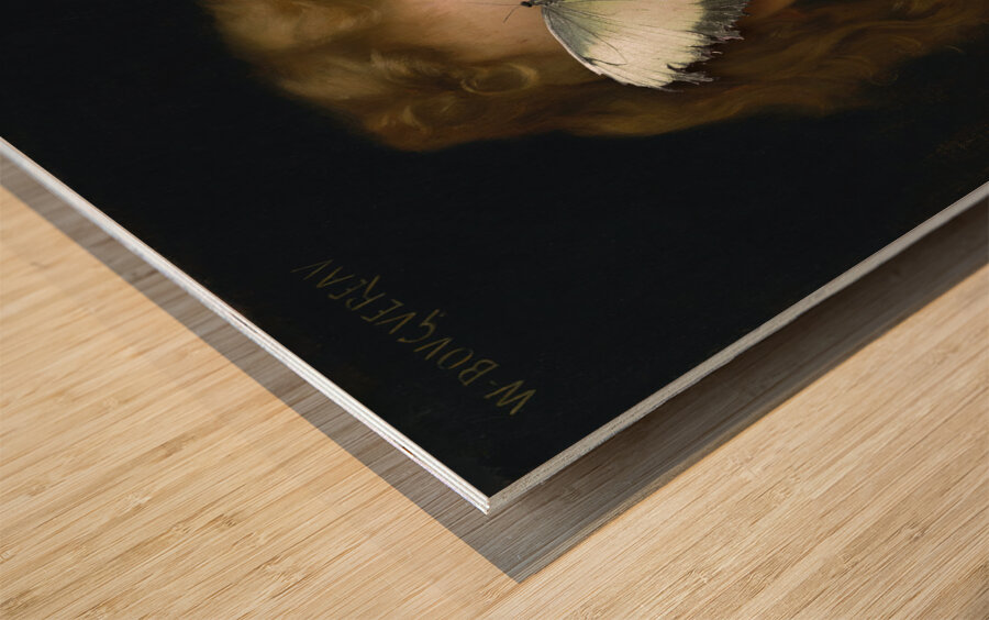 QAC 0062 – Madame Butterfly Bouguereau Girl Wood print