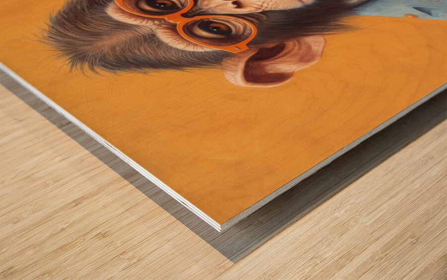 QAN 1021 – Monkey Business Wood print