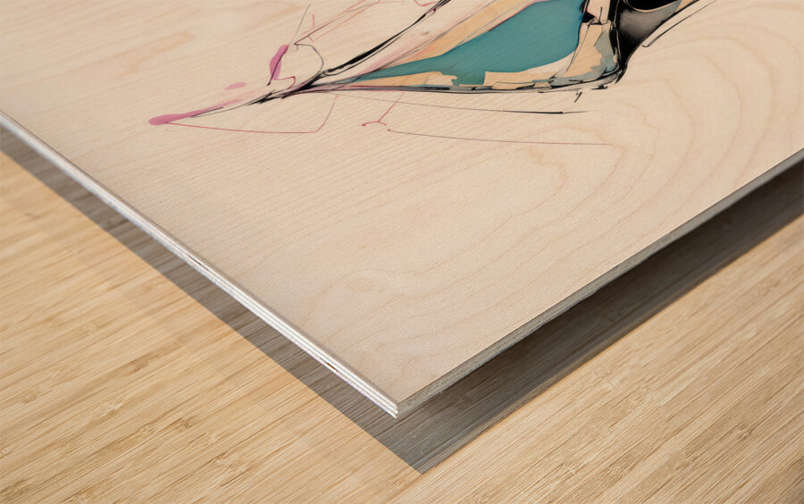 QGF 1055 – Regal Stiletto III Avant Garde Fashi Wood print