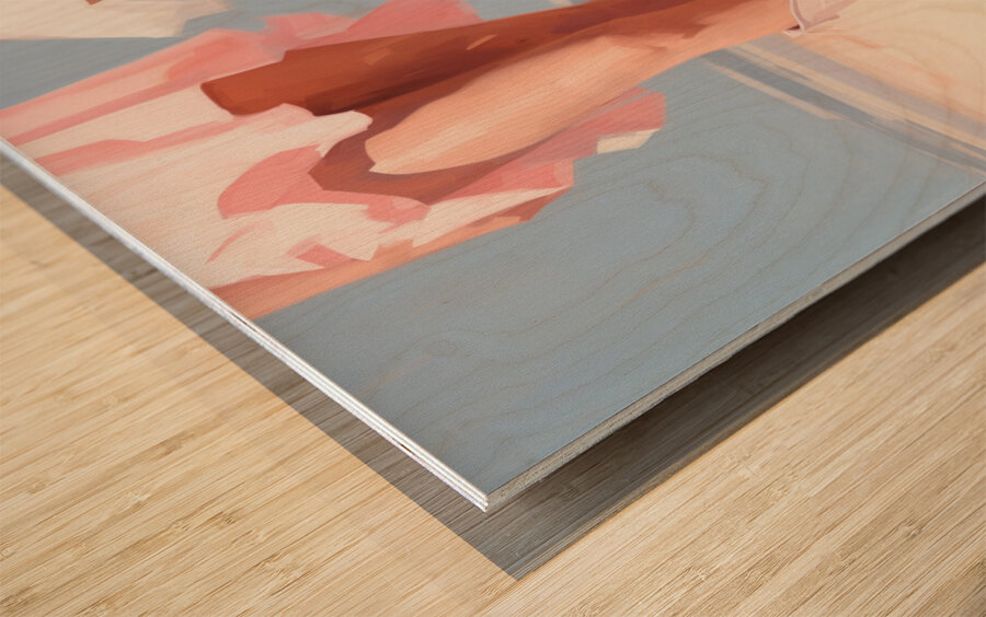 QWA 2075 – Coastal Cowgirls in Pink Wood print