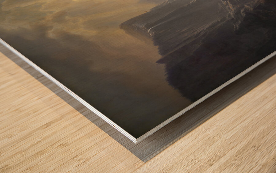 QCL 1081 – Among the Sierra Nevada Mountains  1 Wood print