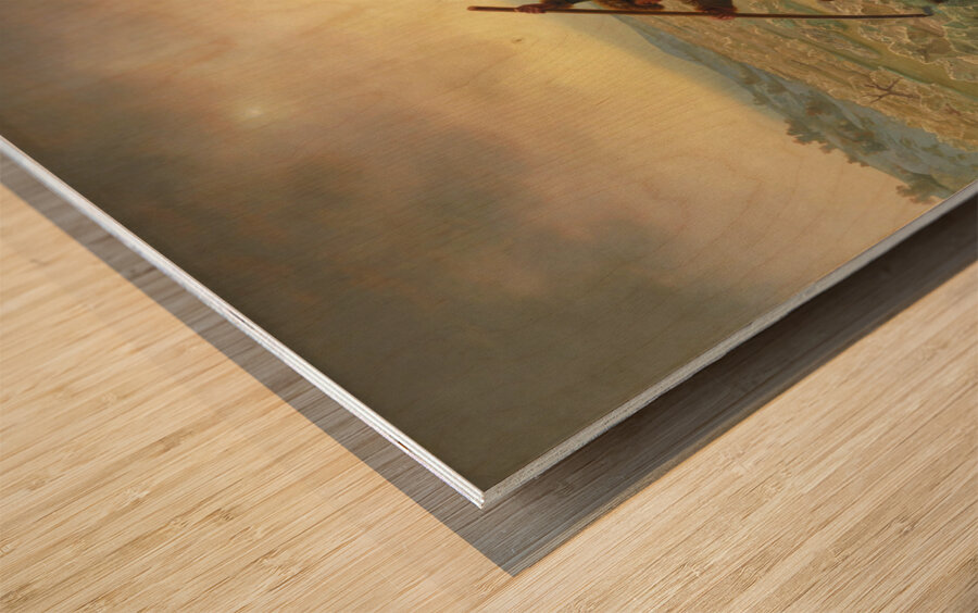 QCL 1072 – George Washington Crossing the Delew Wood print