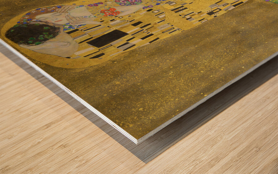 QCL 1068 – The Kiss by Gustav Klimt Wood print