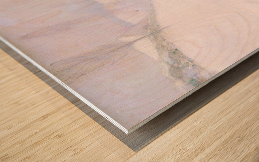 QCL 1093 – Round Hill Road by John Henry Twacht Wood print