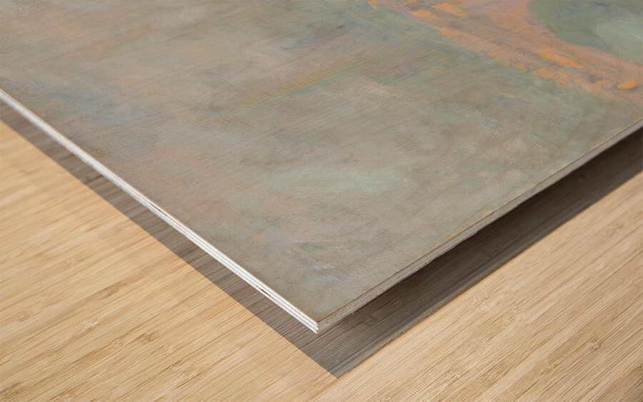 QCL 1140 – Waterloo Bridge London at Sunset by Wood print