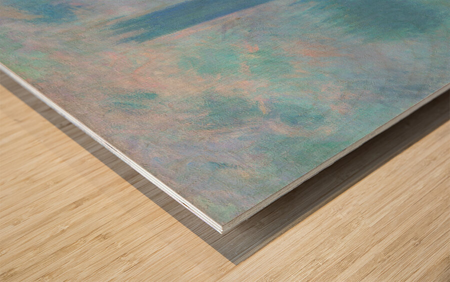 QCL 1175 – Houses of Parliament Effect of Fog b Wood print