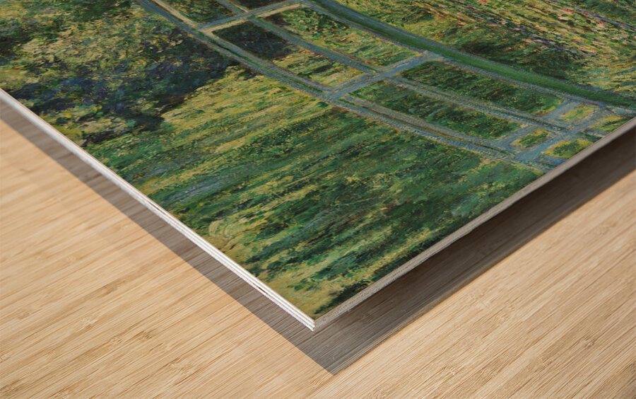 QCL 1171 – The Water Lily Pond by Claude Monet. Wood print