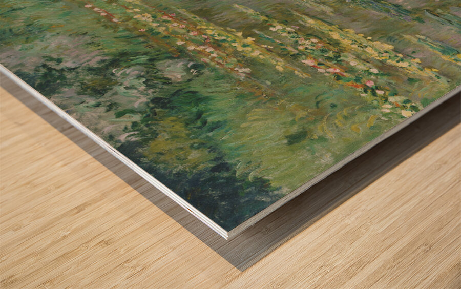 QCL 1163 – Le Bassin des Nympheas by Claude Mon Wood print