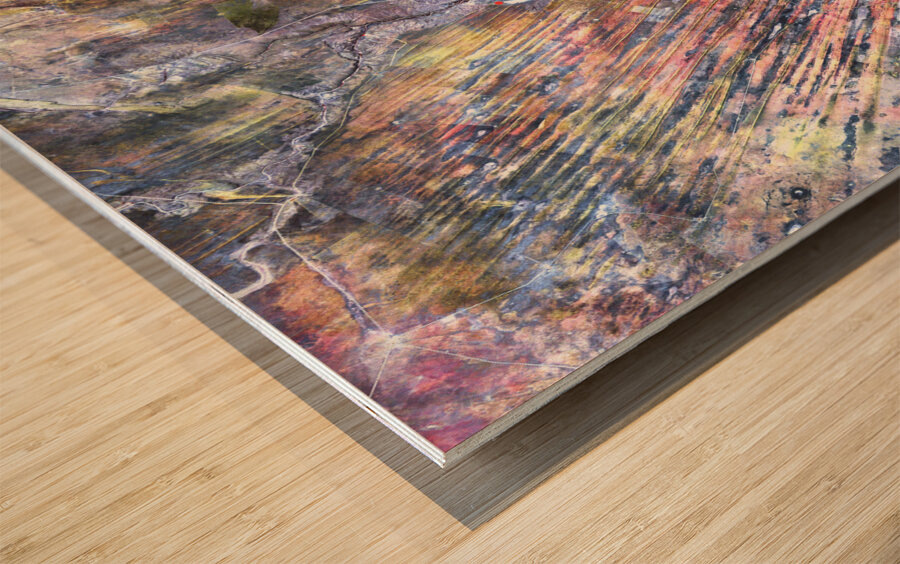 QEAA 003 – Earth As Art USGS Wood print