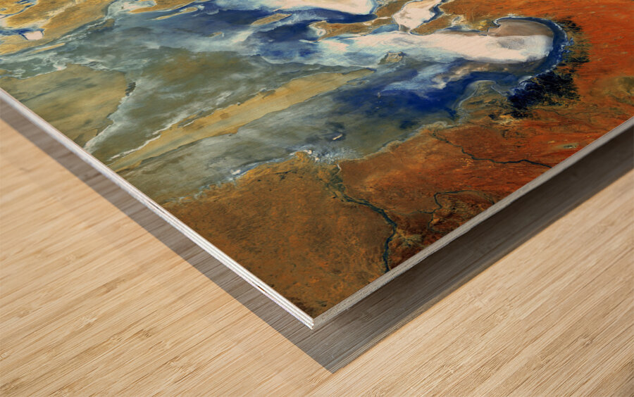 QEAA 006 – Earth As Art USGS Wood print
