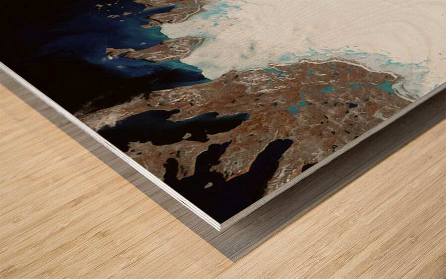 QEAA 007 – Earth As Art USGS Wood print