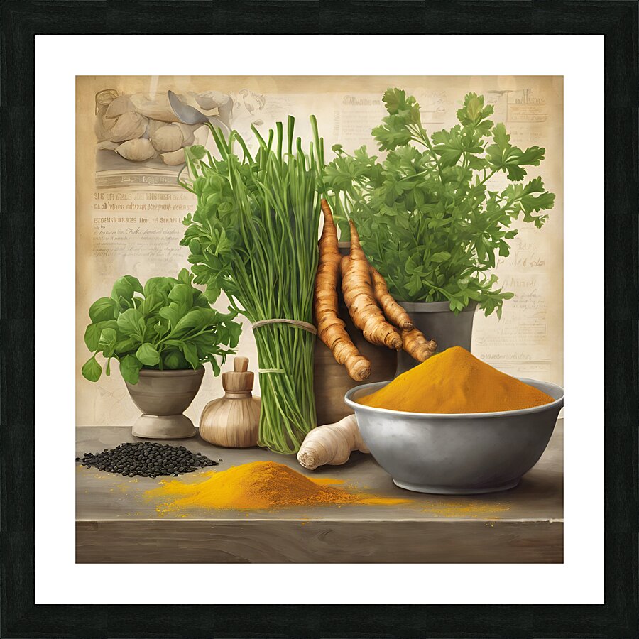 Don t forget these herbs Picture Frame print