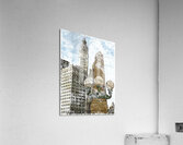 Wrigley Building sketch Acrylic Print