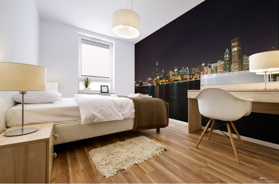 Chicago Skyline Mural print