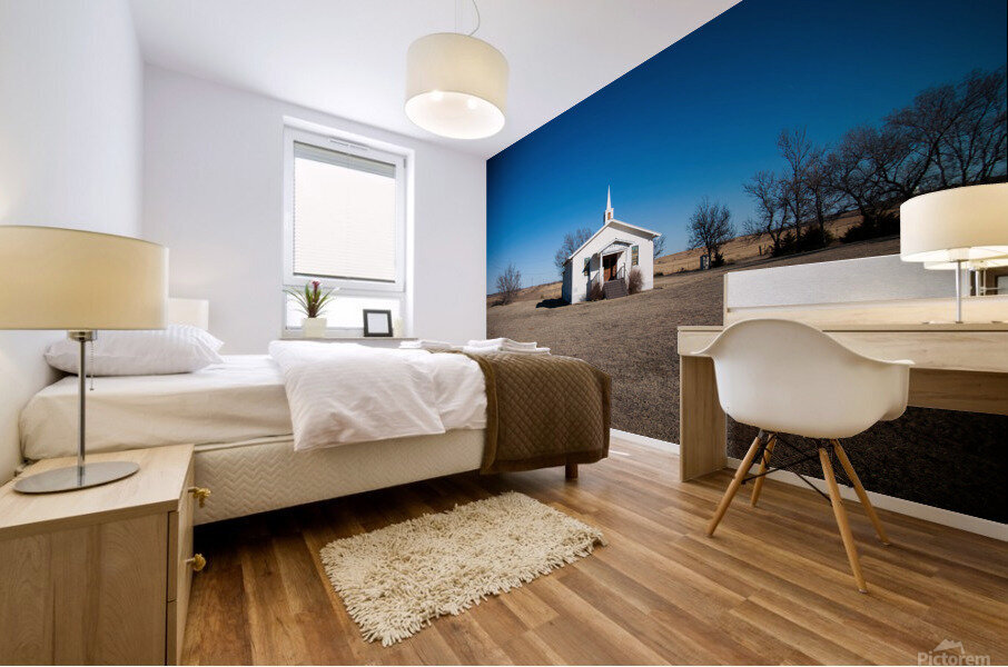 Small Texas Church Mural print