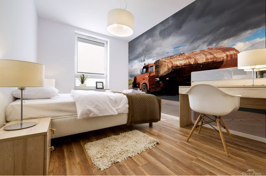 Old Empty Mural print