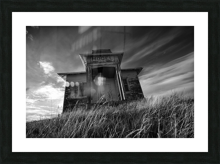 Model Township Town Hall Picture Frame print