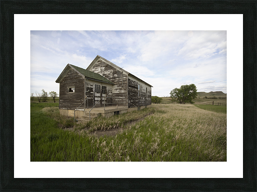 North Dakota Picture Frame print