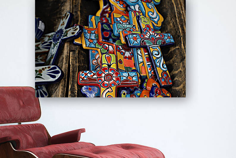 Ceramic crosses by Southwest Six
